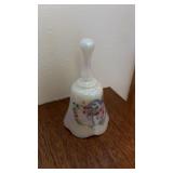 VINTAGE FENTON HAND PAINTED VIOLETS FLORAL DESIGN