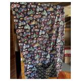Handmade motorcycle and Steelers blanket with