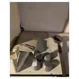 Homemade shooting rest & lead lot