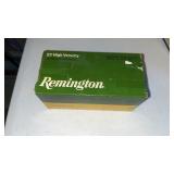 Remington .22 high velocity rounds, 500 count,