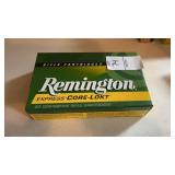 Remington 30-06 rounds, 20 count, NIB