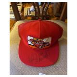 Vintage Ken Schrader Autographed #25 Folgers Mesh