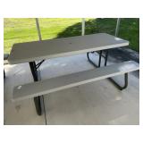 Lifetime fiberglass picnic table- 6 feet