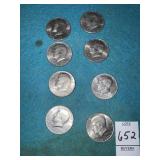 Lot of 8 1776ï¿½1976 Kennedy Bicentennial Half