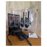 Motorola 2-way walkie talkies and Tasco