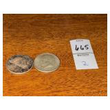 1964 and 1965 U.S. Kennedy Half Dollars