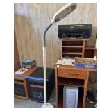 Daylight pivoting floor lamp