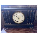 Vintage Sessions Adamantine black mantel clock