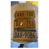 Vintage Pa License Plates