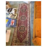 Oriental style runner rug 24 X 90in