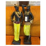 Pair of MCM Alexander Backer Blackamoor exotic