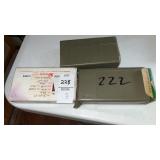 Assorted .222 rounds, 40 count