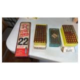 Assorted .22lr rounds, approx 150 count