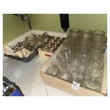 Lot of glassware - cups and shot glasses