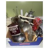 Lot of baking utensils