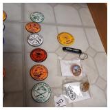 Jenner Rod and Gun membership pins and misc lot