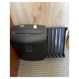 Paper shredder and desk organizer