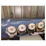 Julie Pomerant 4 piece glass jar set NIB