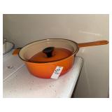 Vintage Cousances flame saucepan *wrong lid*