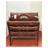 MCM Butler style magazine rack
