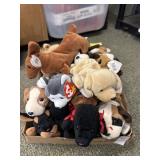Lot of 20 dog beanie babies