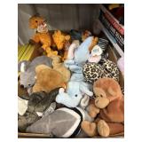 Lot of 20 zoo animal beanie babies