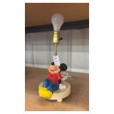 Vintage Mickey Mouse Lamp