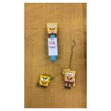 SpongeBob Pez and Keychains