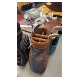 Vintage Golf Bag and Clubs