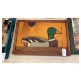 Wooden Mallard Duck Decor