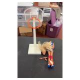 WBNA Barbie Doll W Hoop AS IS