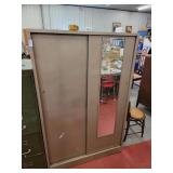 Metal wardrobe closet 42in. X 21in. X 64in. Tall