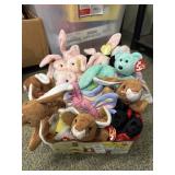 Lot of 20 spring animal beanie babies