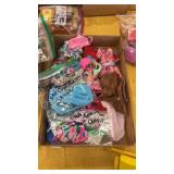 Tray of Barbie Outfits