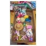 Tray Lot of Barbie Doll Accessories
