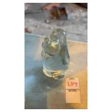Glass Snoopy Glass Paperweight