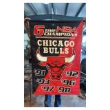 Chicago Bulls 6 Time Champ Banner