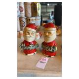 Vintage Japan Santa Salt and Pepper Shakers
