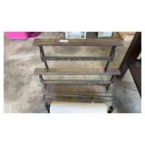 Vintage Butcher Paper Rack and Kraft Paper