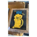 Ice Cold Beer Sign