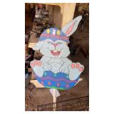 Wooden Bunny Decor