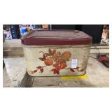 Vintage Tin Bread Box