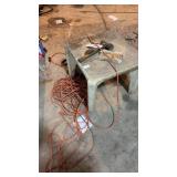 Plastic Table and Extension Cord