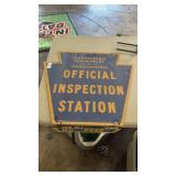 Penn dot Official Inspection Station Sign