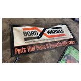 Borg Warner Plastic Sign