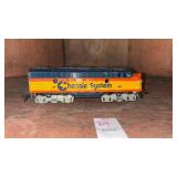 HO Scale Chessie System Engine