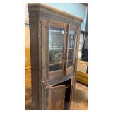 Vintage Wooden Corner Cabinet