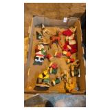 Tray Lot of Vintage Christmas Decorations