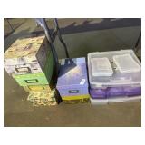 Lot of craft storage