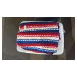 Red White and Blue Afghan